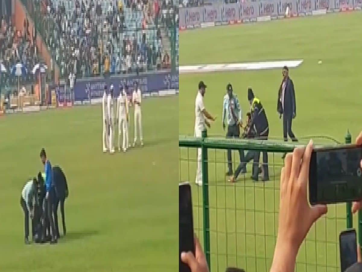 VIDEO: दिल्ली टेस्ट में सुरक्षा घेरा तोड़कर मैदान में पहुंचा फैंस, मोहम्मद शमी का अंदाज दिल जीत लेगा